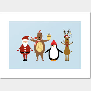 Christmas friends Posters and Art